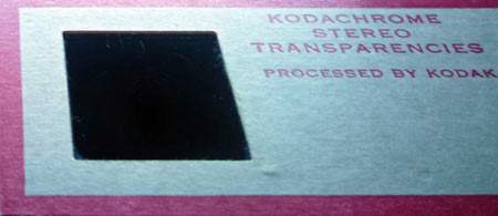 Stereo slide after a gentle wipe with a soft cloth